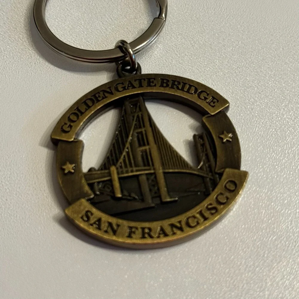 San Francisco‎ CA Golden Gate Bridge Keychain Key Ring